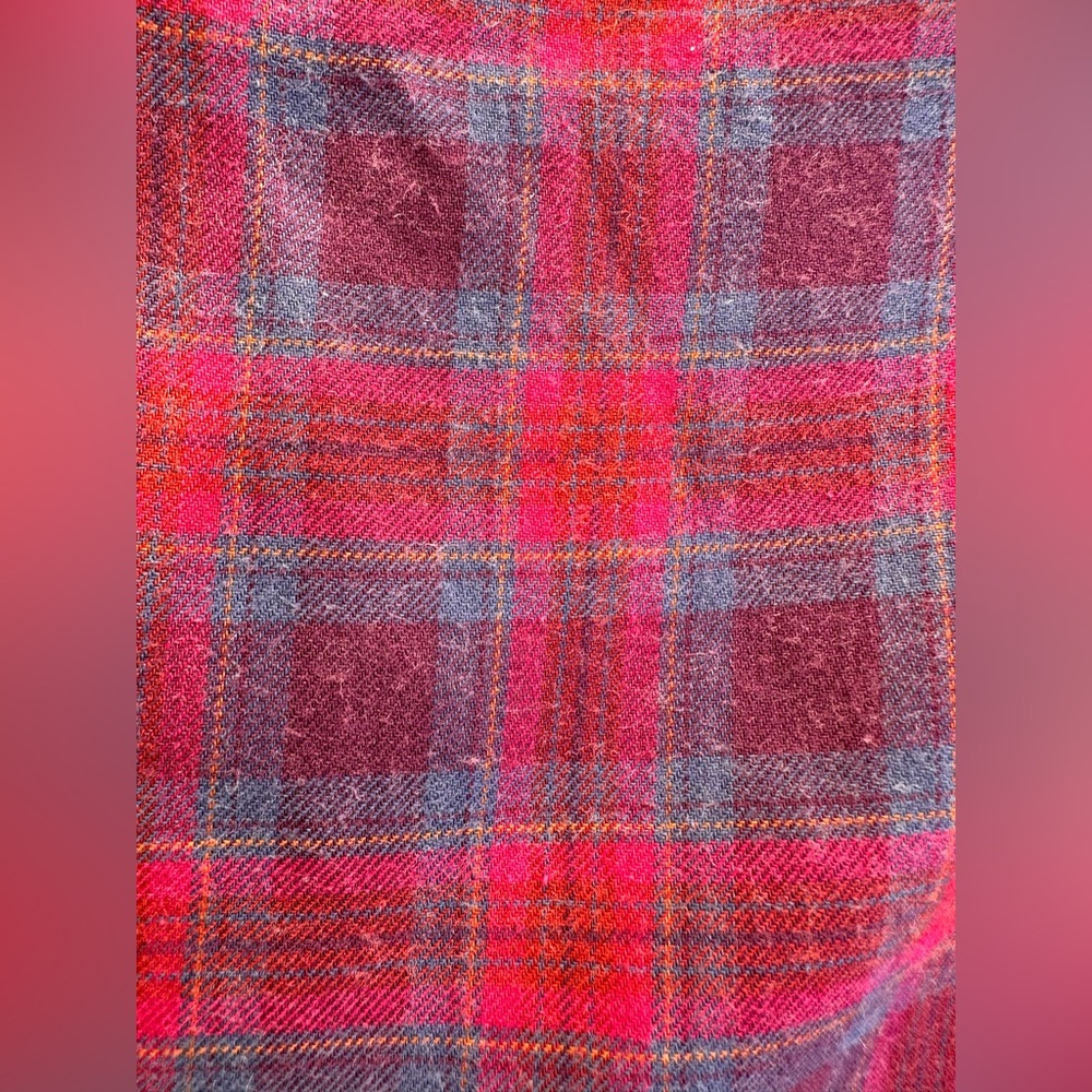 Vintage Laura Ashley Check Plaid Wool Blend Dress - Picture 9 of 13